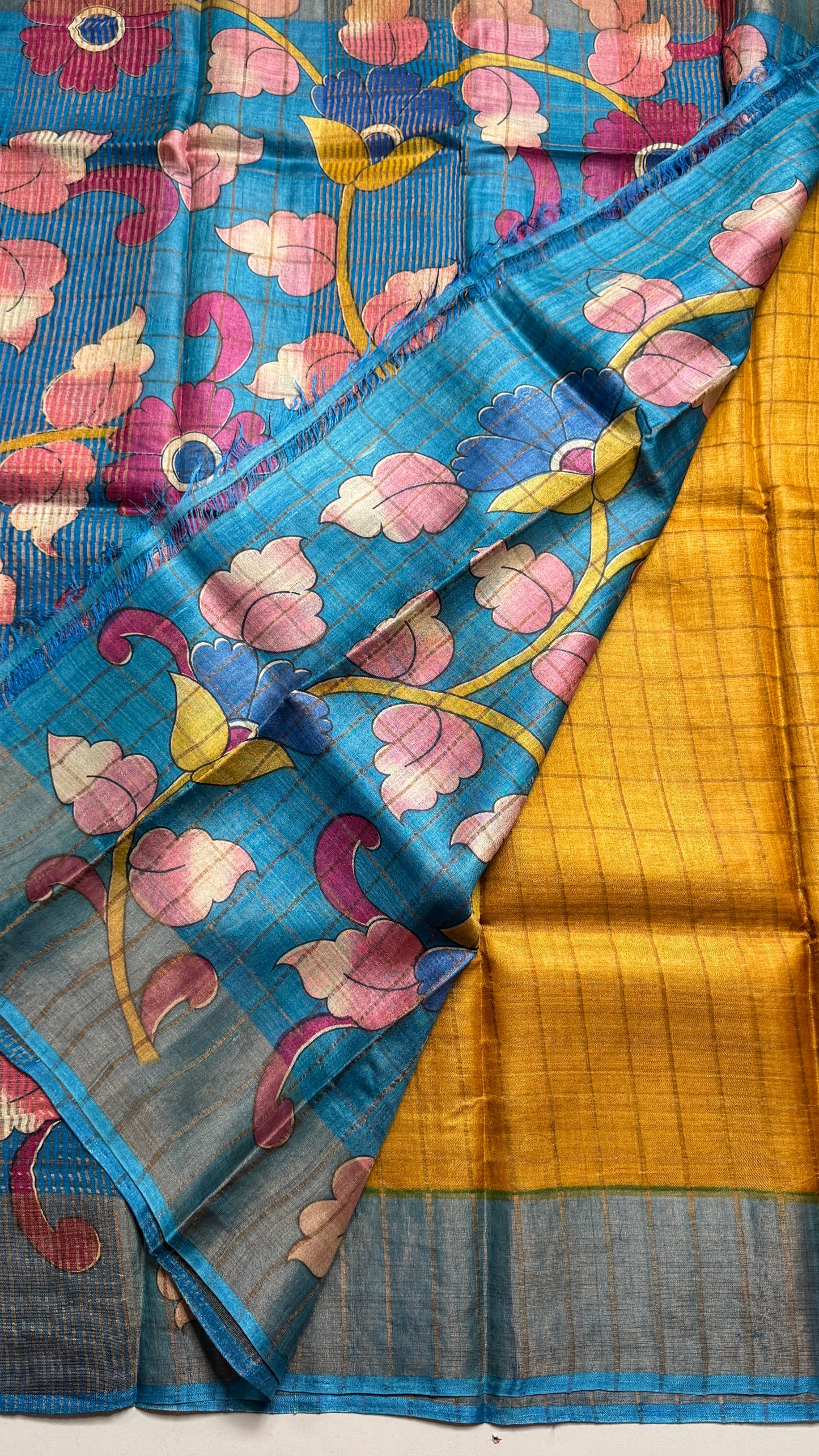 Handloom Pure Tussar Silk Saree