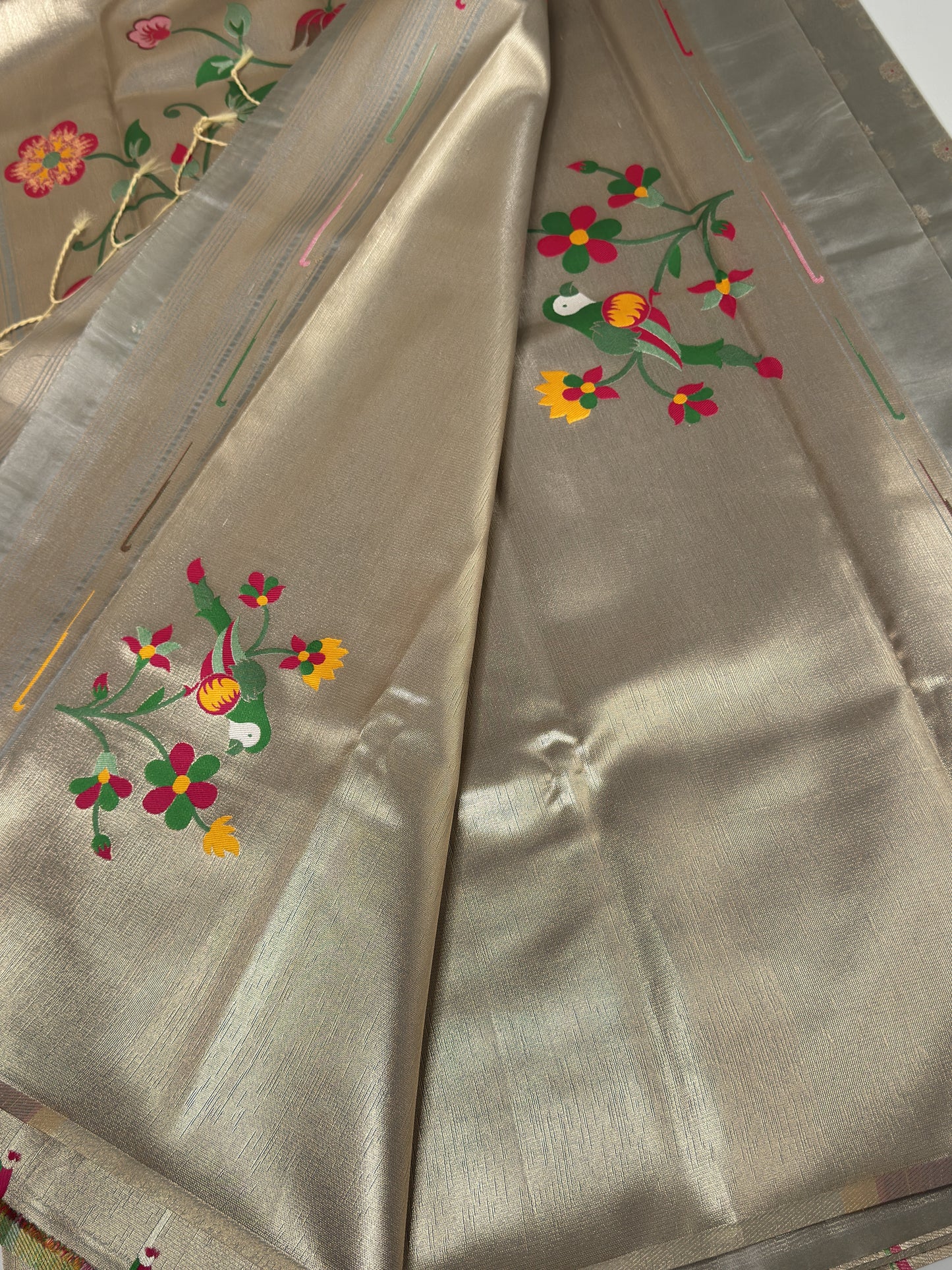 Semi Paithani Silk Saree