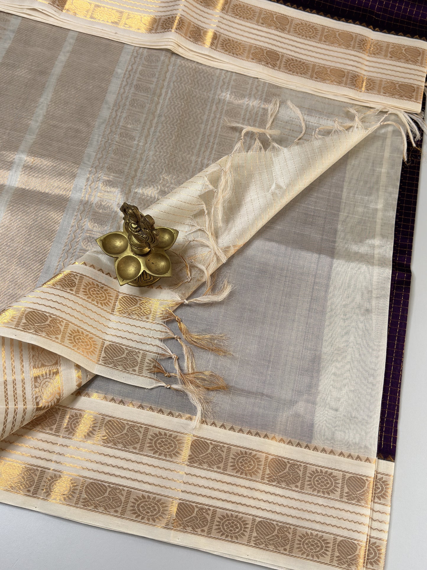 Korvai Silk Cotton Saree