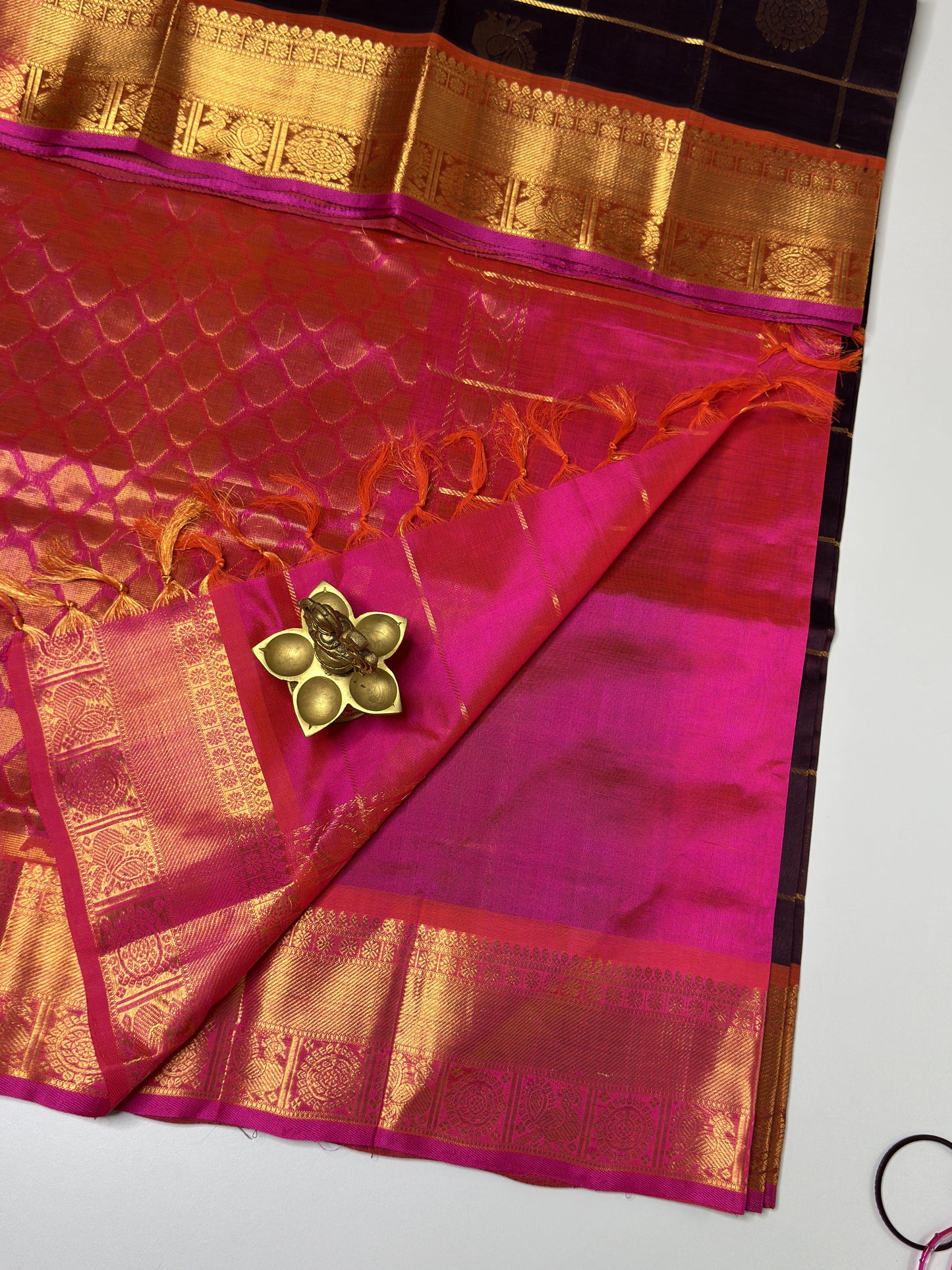 Mayil Chakram Silk Cotton Saree