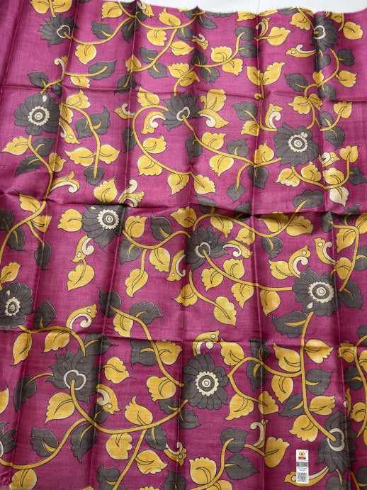 Unstitched Tussar Silk Blouse Fabric