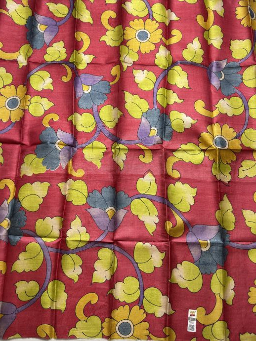 Unstitched Tussar Silk Blouse Fabric
