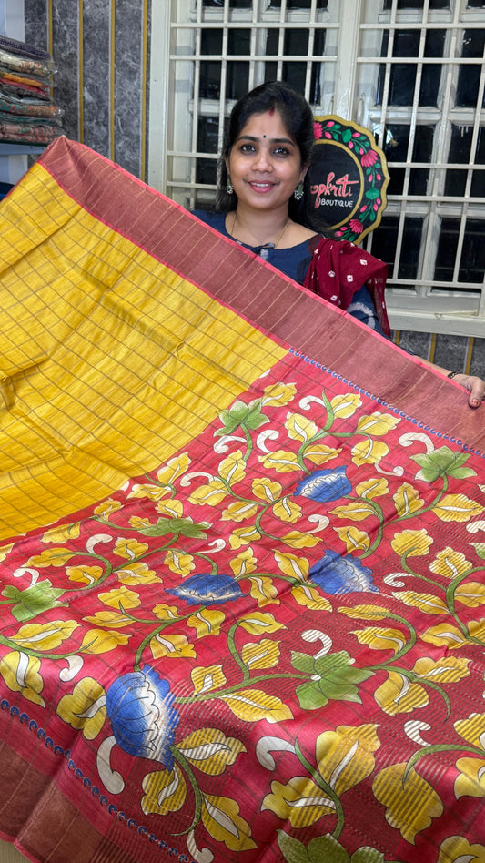 Comment “link” to get the direct 🔗 

Handloom Pure Tussar Silk Saree

✨ Book online through our web