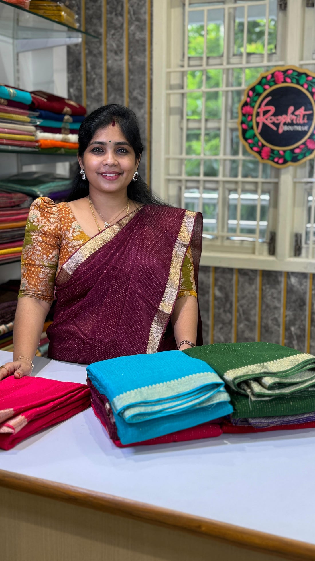 Comment “link” to get the direct 🔗 

Viscose Georgette Saree 

✨ Book online through our website —