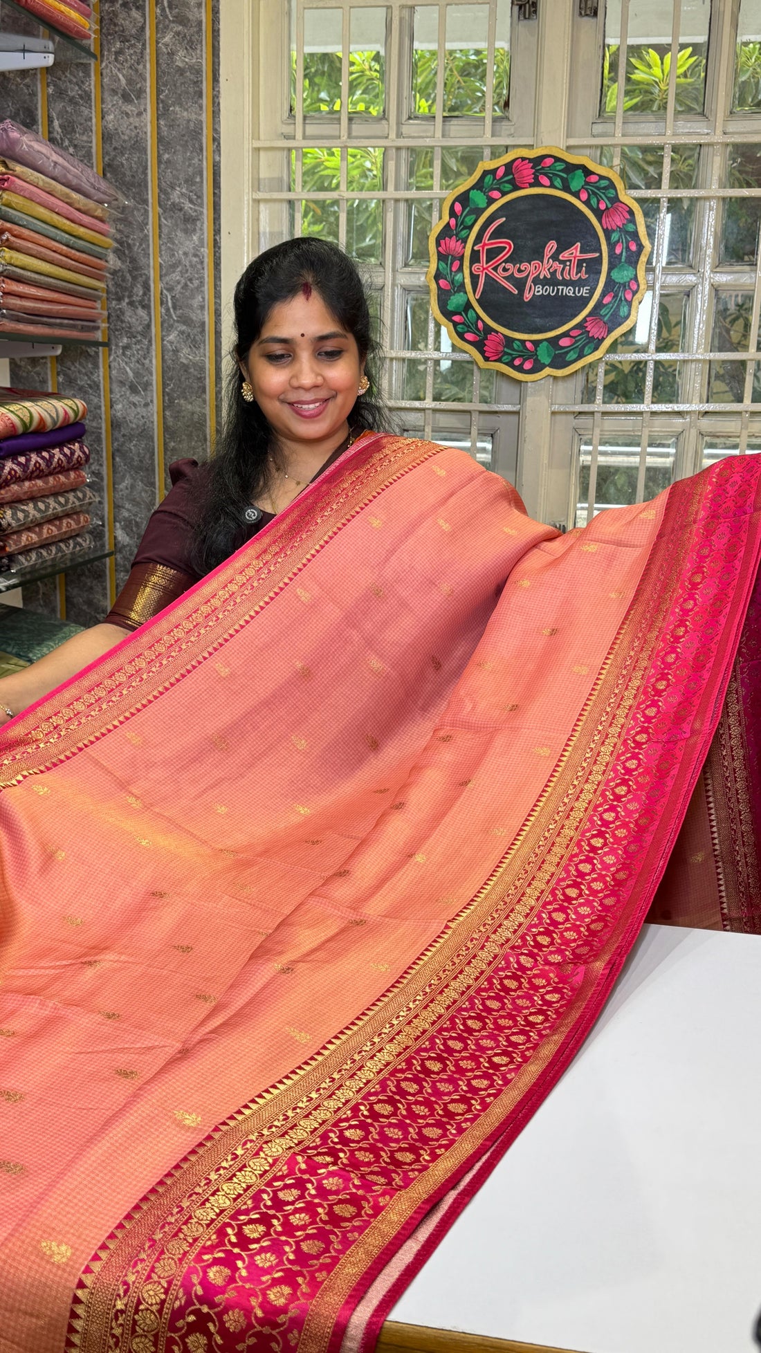 Comment “link” to get the direct 🔗 

Banaras Georgette Tissue Saree

✨ Book online through our webs