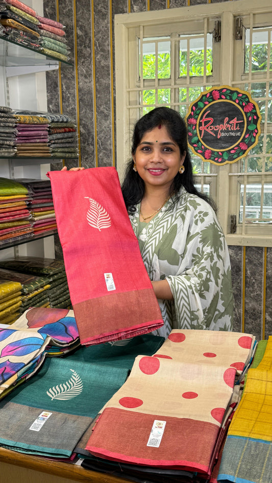 Comment “link” to get the direct 🔗 

Handloom Pure Tussar Silk Saree

✨ Book online through our web