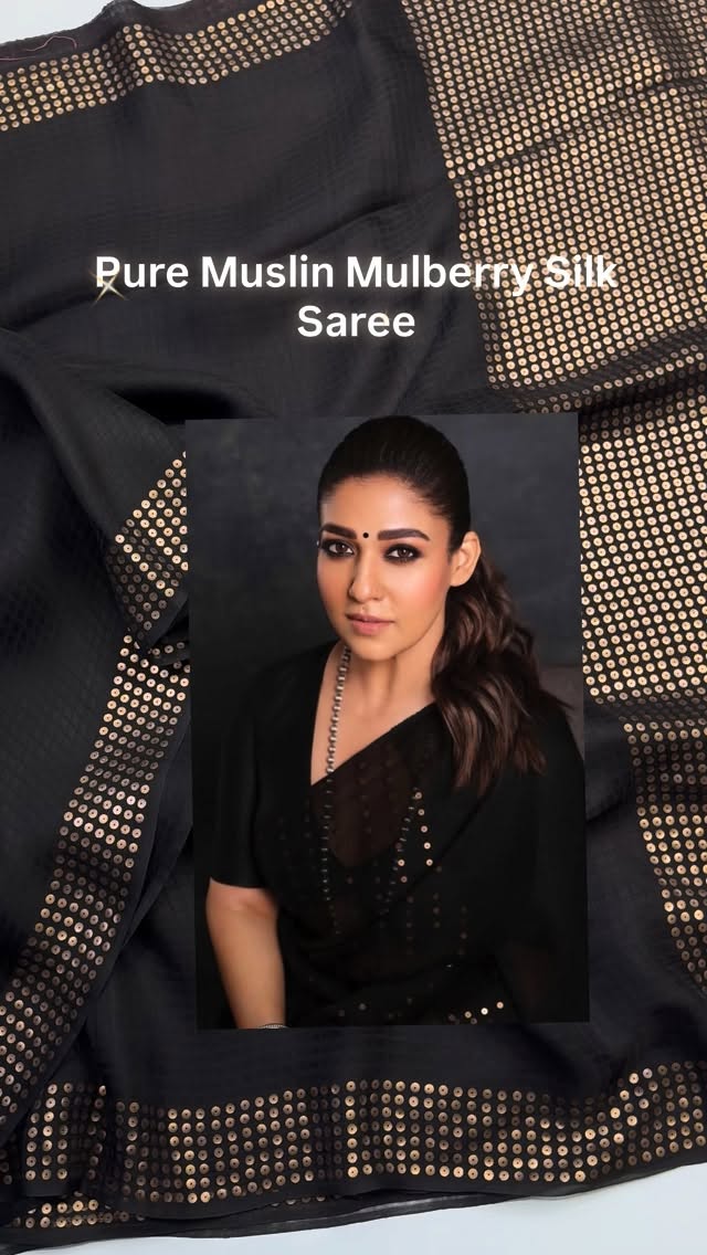 Comment “link” to get the direct 🔗 

Celebrity Inspired Pure Muslin Silk Saree with Pocket sequin w