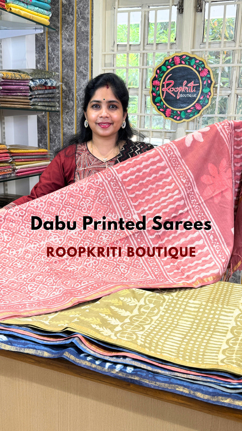 Summer Collections✨

Dabu Printed Saree

✨ Book online through our website — www.roopkritiboutique.c