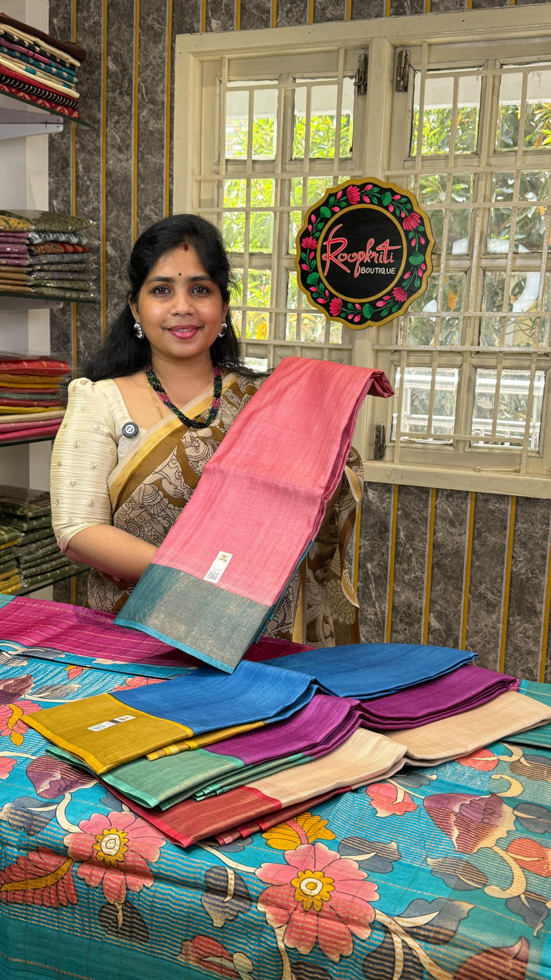 Comment “link” to get the direct 🔗 

Handloom Pure Tussar Silk Saree

✨ Book online through our web