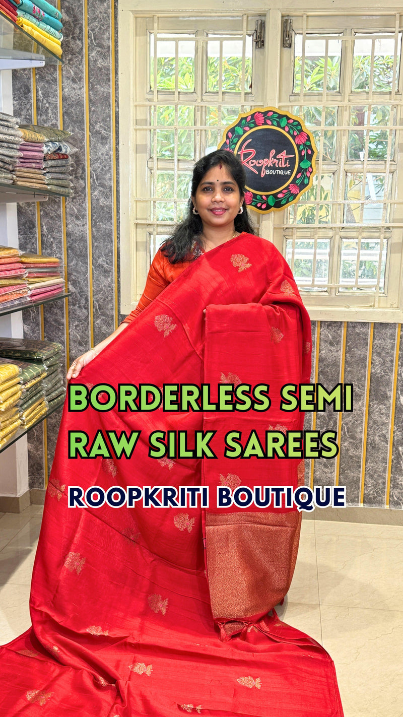 Borderless Semi Raw silk Saree

✨ Book online through our website — www.roopkritiboutique.com

📞 Co