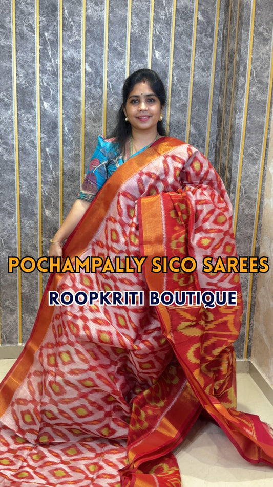 Comment ”Price”to get the direct purchase link 

Pochampally Sico Saree

✨ Book online through our w