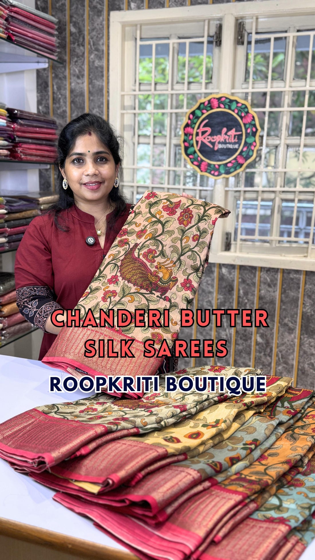 Comment “link” to get the direct 🔗 

Chanderi Butter Silk Saree

✨ Book online through our website