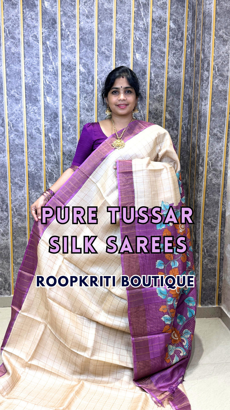 Comment ”Price”to get the direct purchase link 

Handloom Pure Tussar Silk Saree

✨ Book online thro