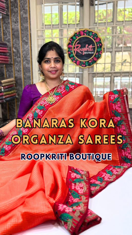 Comment “link” to get the direct 🔗 

Exclusive Kora organza saree

✨ Book online through our websit