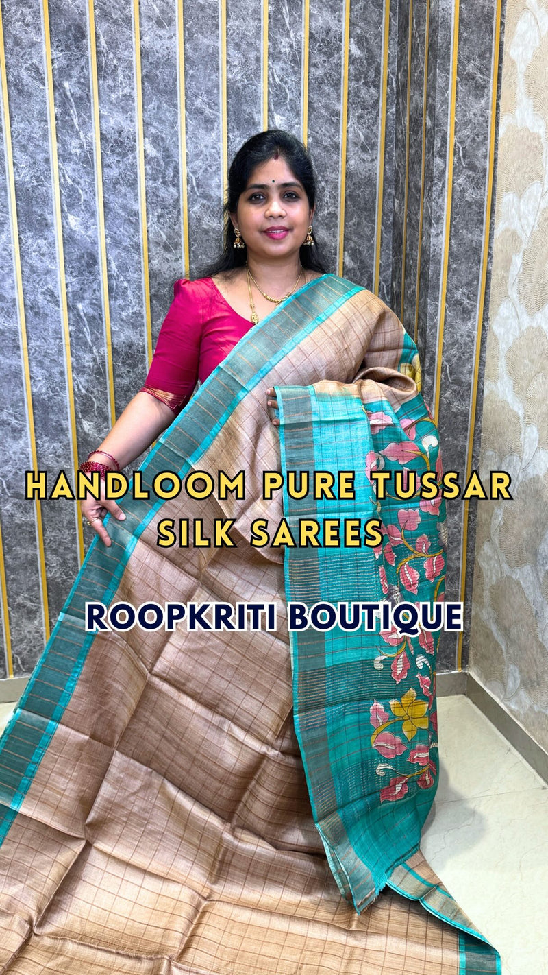 Comment ”Price”to get the direct purchase link 

Handloom Pure Tussar Silk Saree

✨ Book online thro