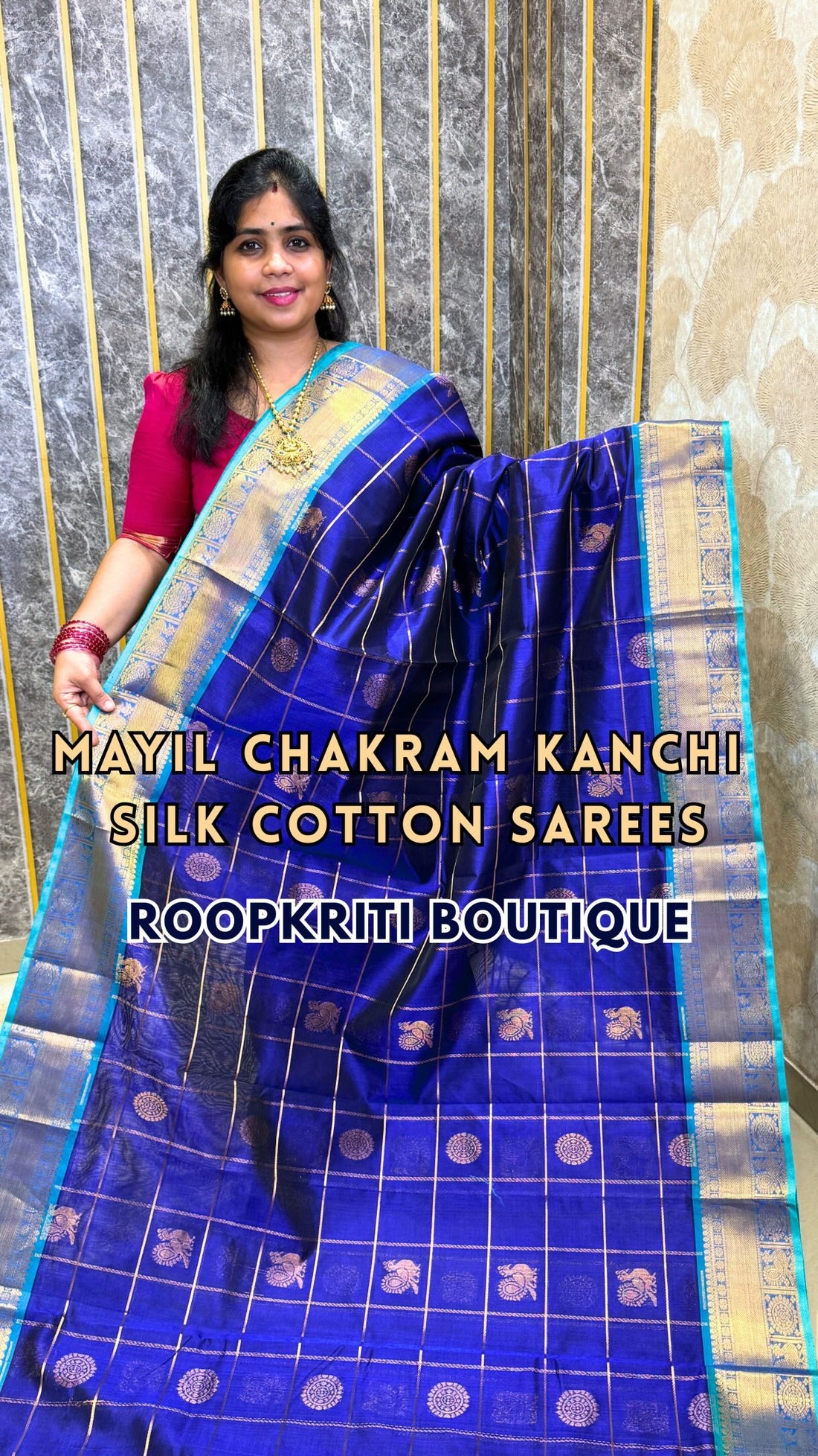 Comment ”Price”to get the direct purchase 🔗

Pure Silk Cotton Saree Light up your festive look with