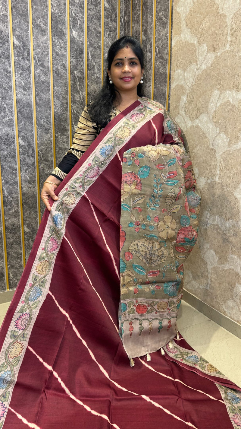 Comment “link” to get the direct 🔗 

Fusion Saree 
Leheriya x Kalamkari Fusion saree

✨ Book online