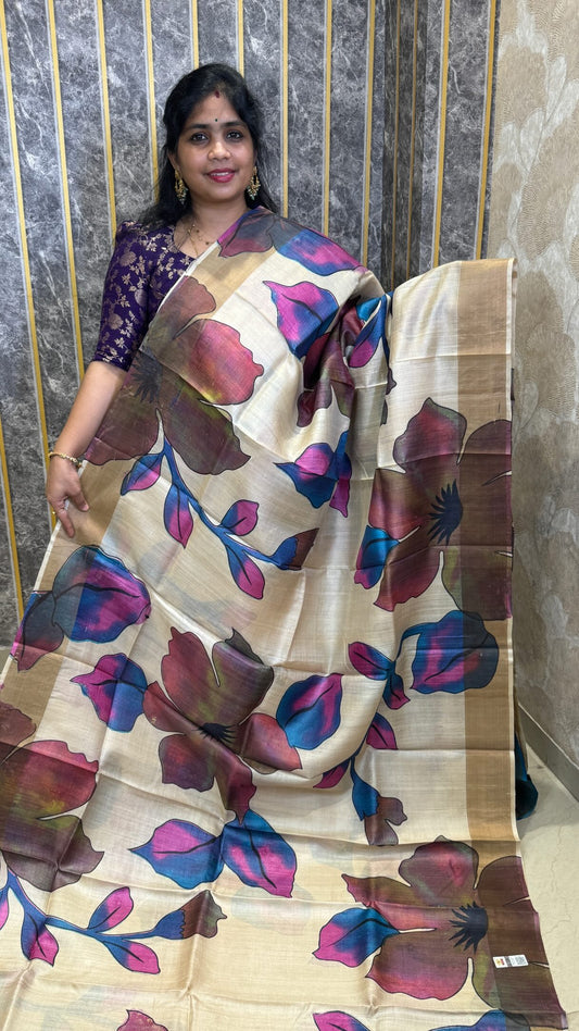 Comment ”Price”to get the direct purchase link 

Handloom Pure Tussar Silk Saree

✨ Book online thro