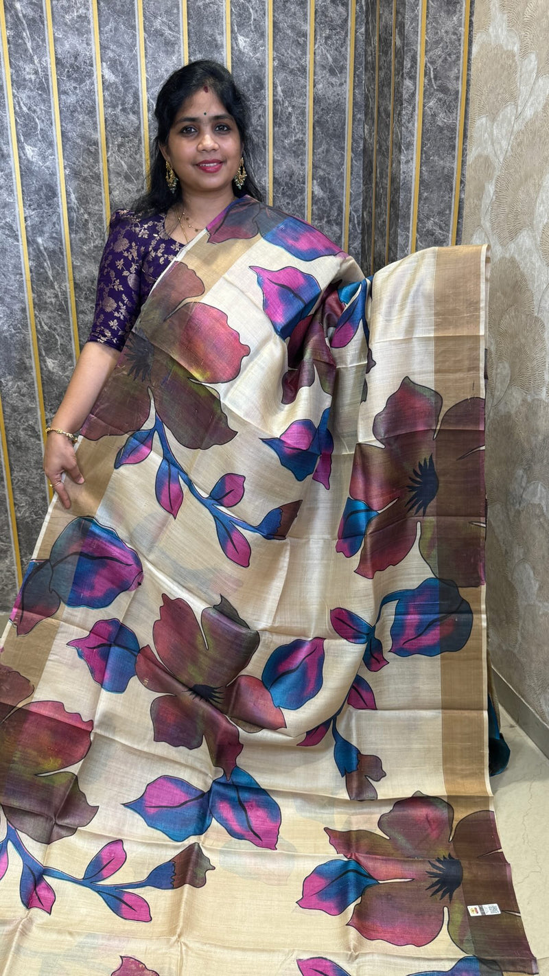 Comment ”Price”to get the direct purchase link 

Handloom Pure Tussar Silk Saree

✨ Book online thro