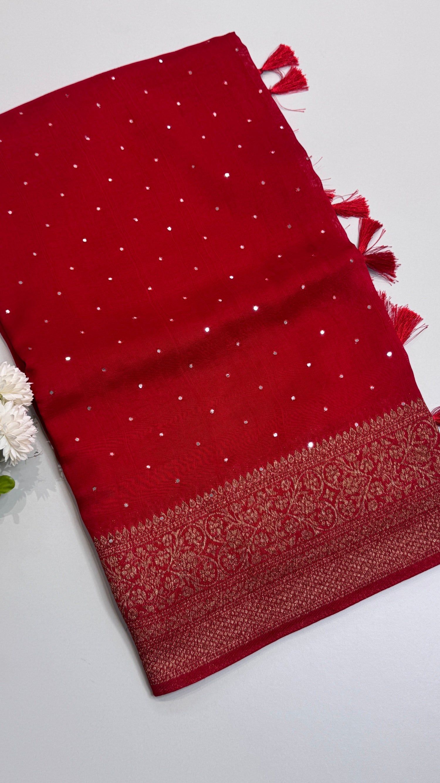 Tussar Georgette Saree