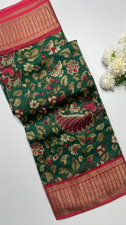 Chanderi Butter Silk Saree