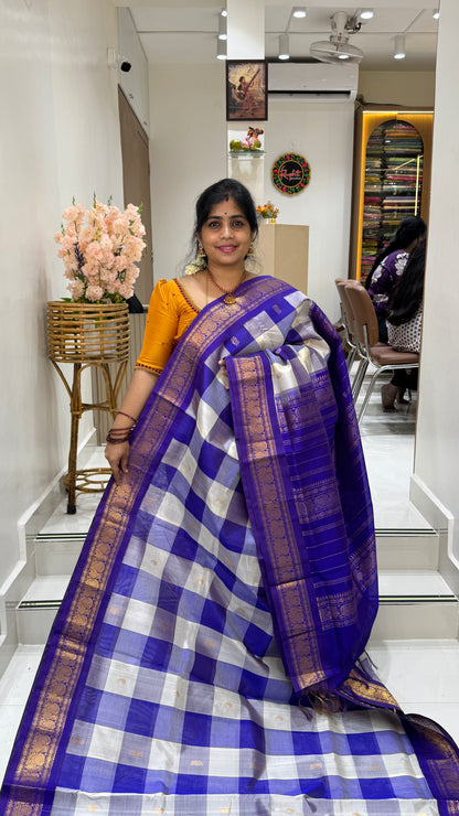Korvai Palum Pazhamum Pure Silk Cotton Saree