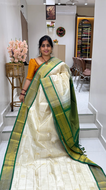 Mayil & Chakram Butta Pure Silk Cotton Saree