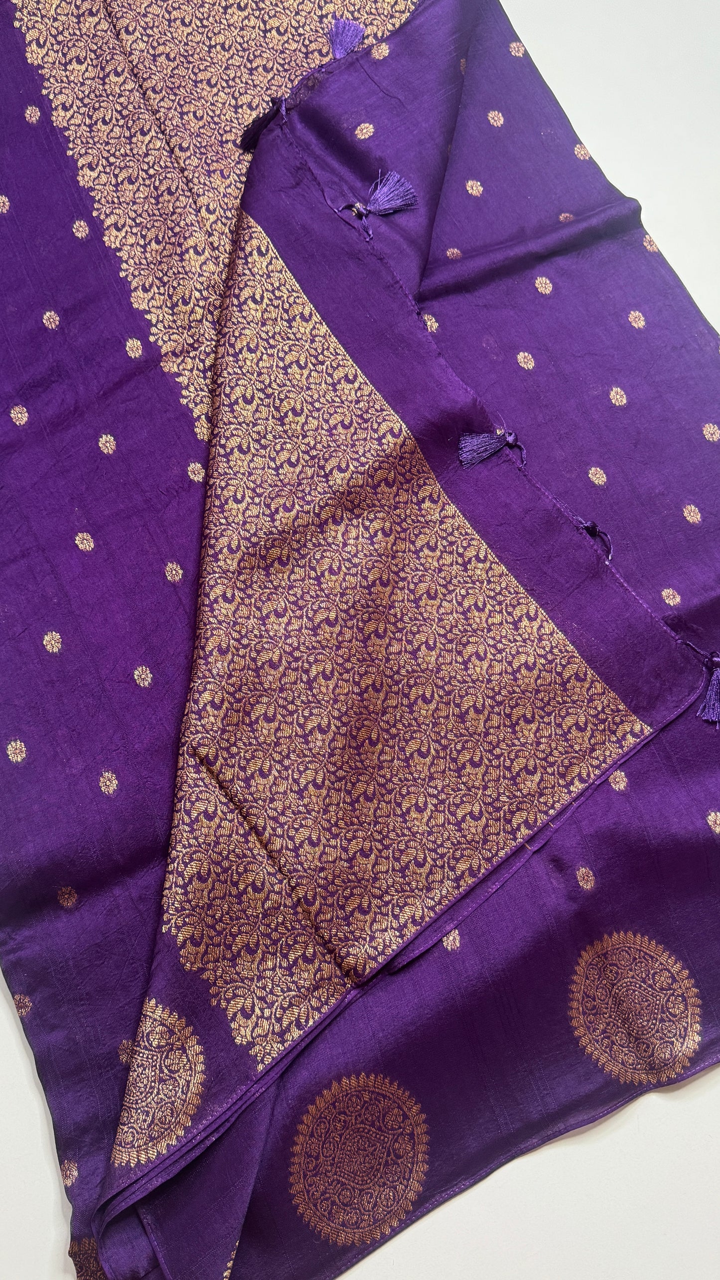 Tussar Georgette Saree with Motifs Border
