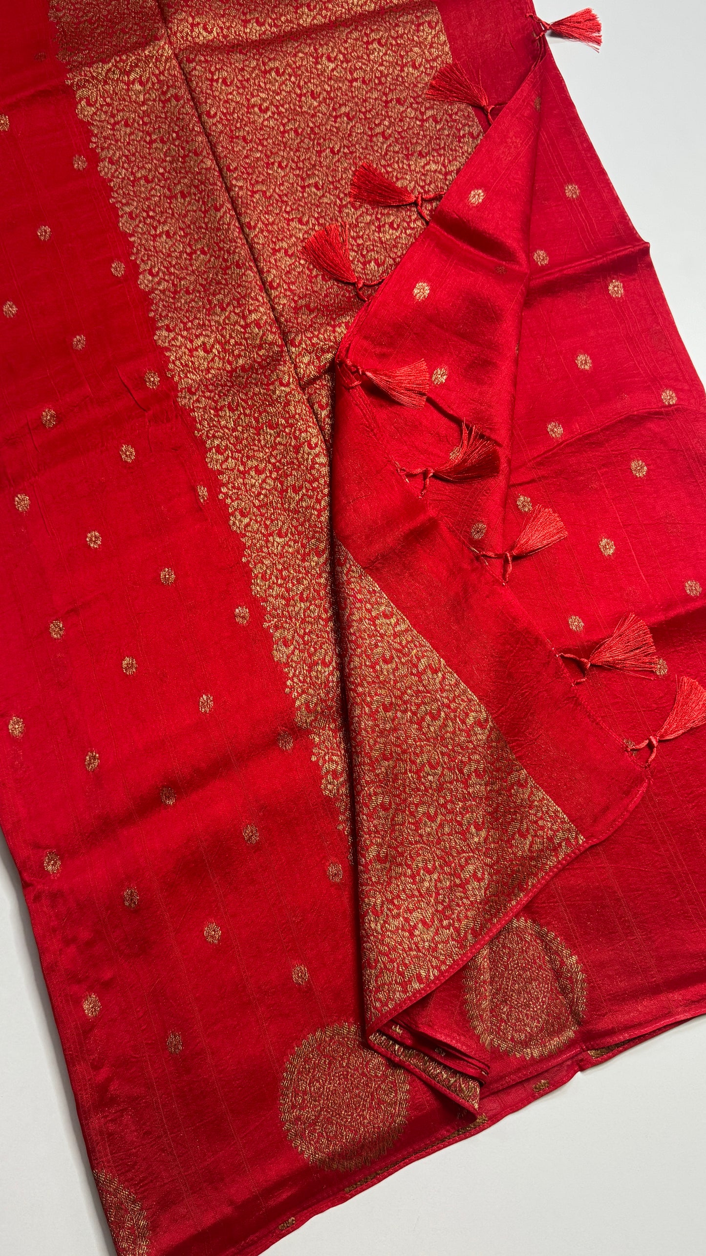 Tussar Georgette Saree with Motifs Border