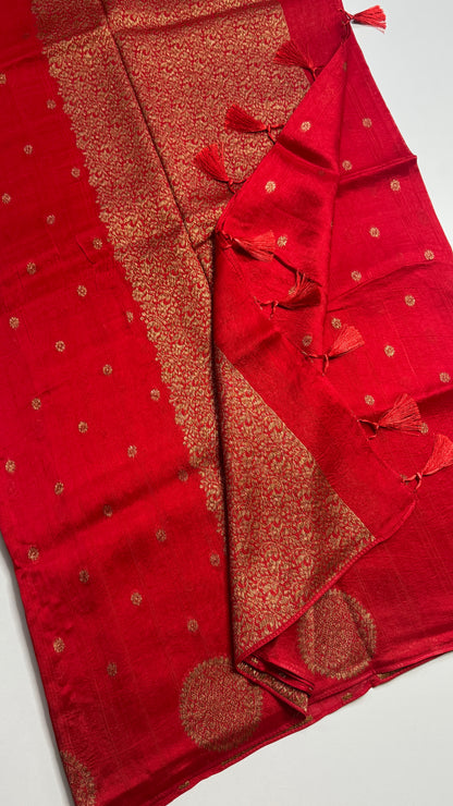 Tussar Georgette Saree with Motifs Border