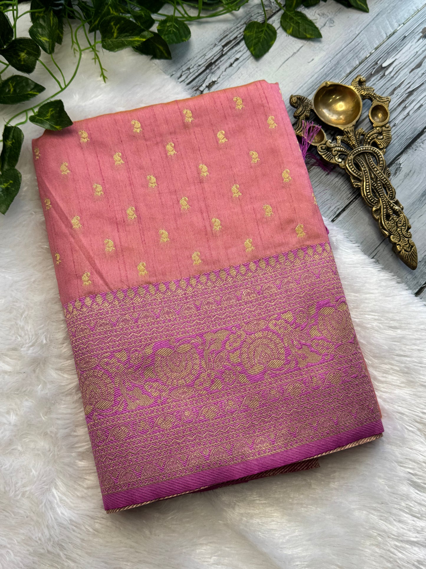 Semi Tussar soft silk saree