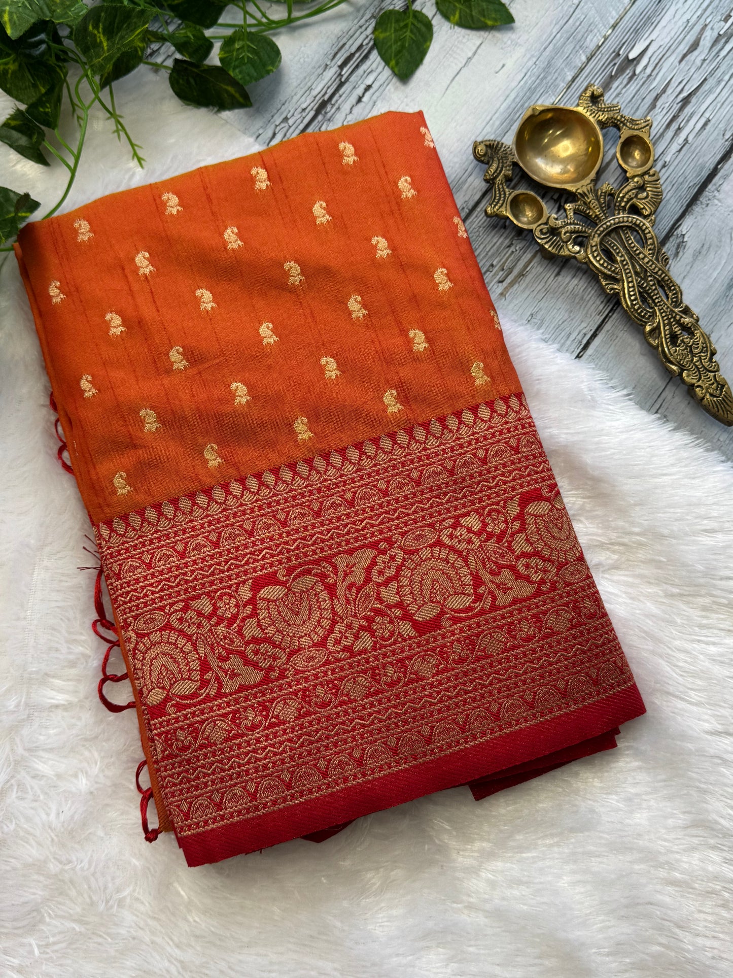 Semi Tussar soft silk saree