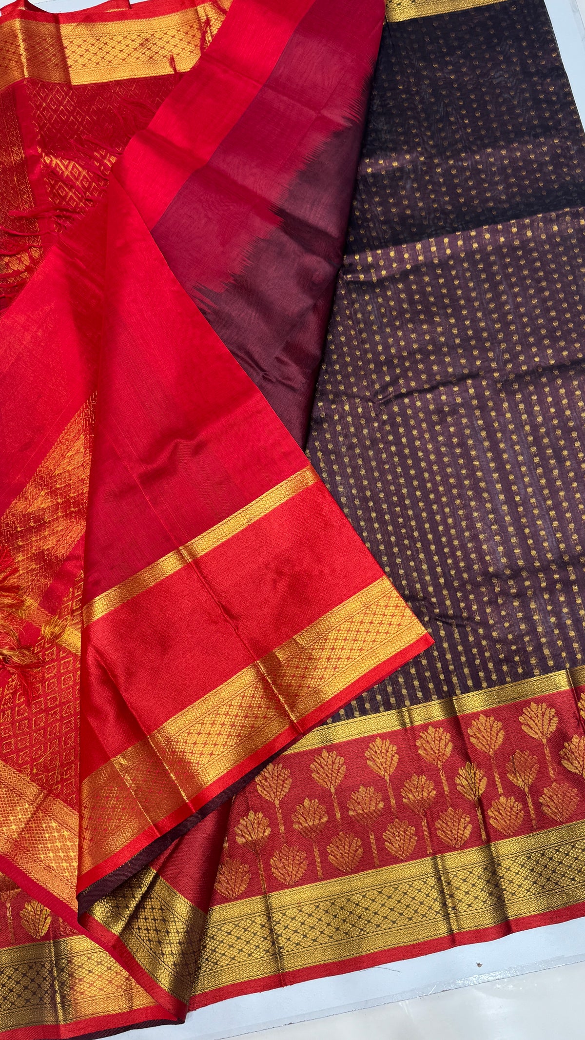 Thousand Buttas Pure Silk Cotton Saree