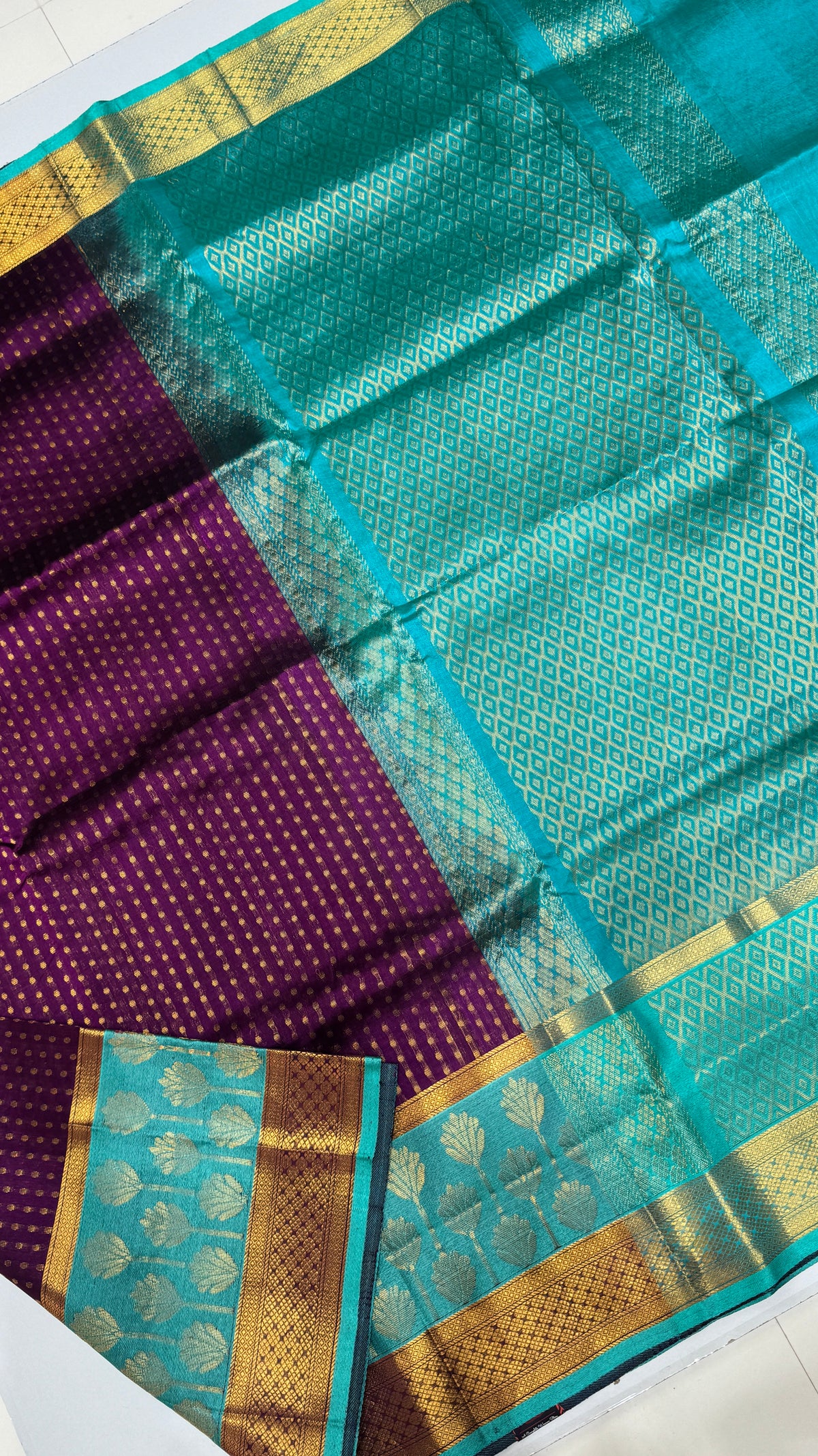 Thousand Buttas Pure Silk Cotton Saree