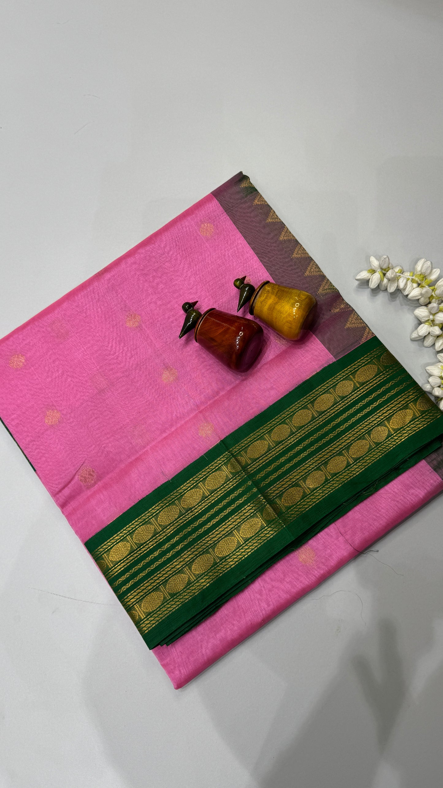 Buttas Pure Silk Cotton Saree