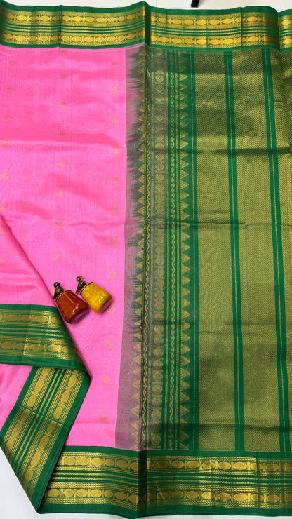 Buttas Pure Silk Cotton Saree
