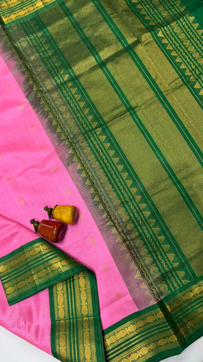 Buttas Pure Silk Cotton Saree