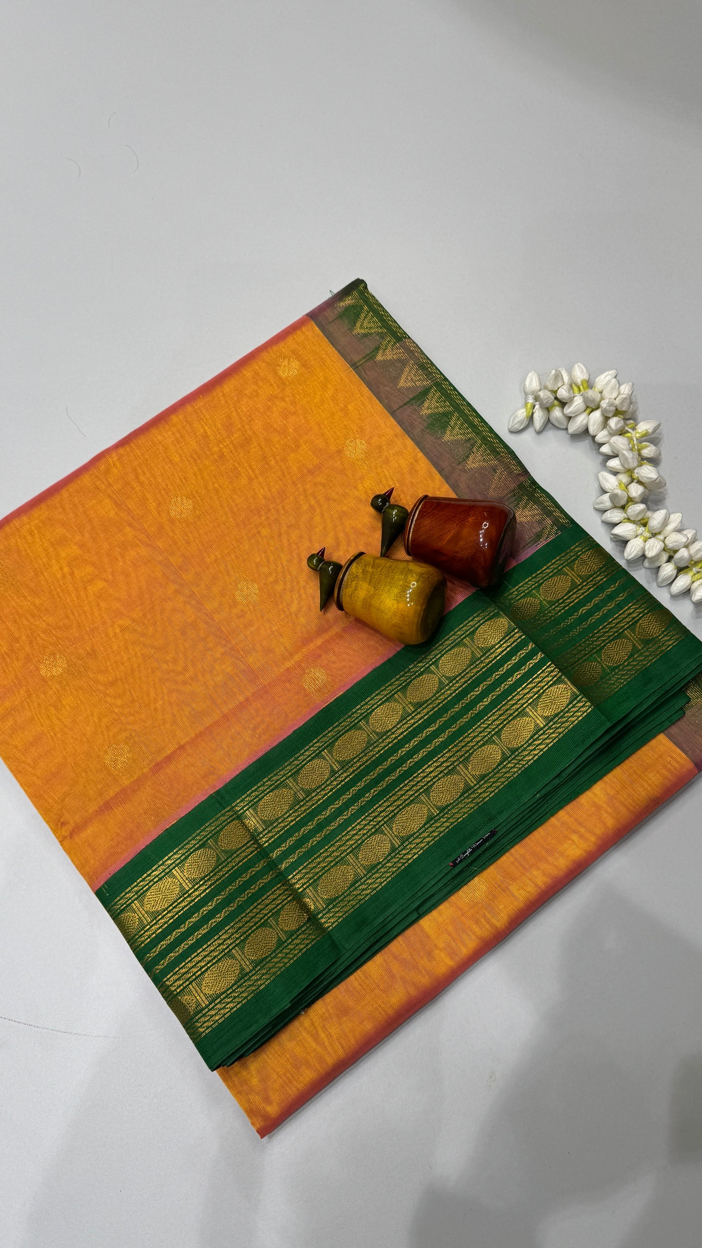 Buttas Pure Silk Cotton Saree