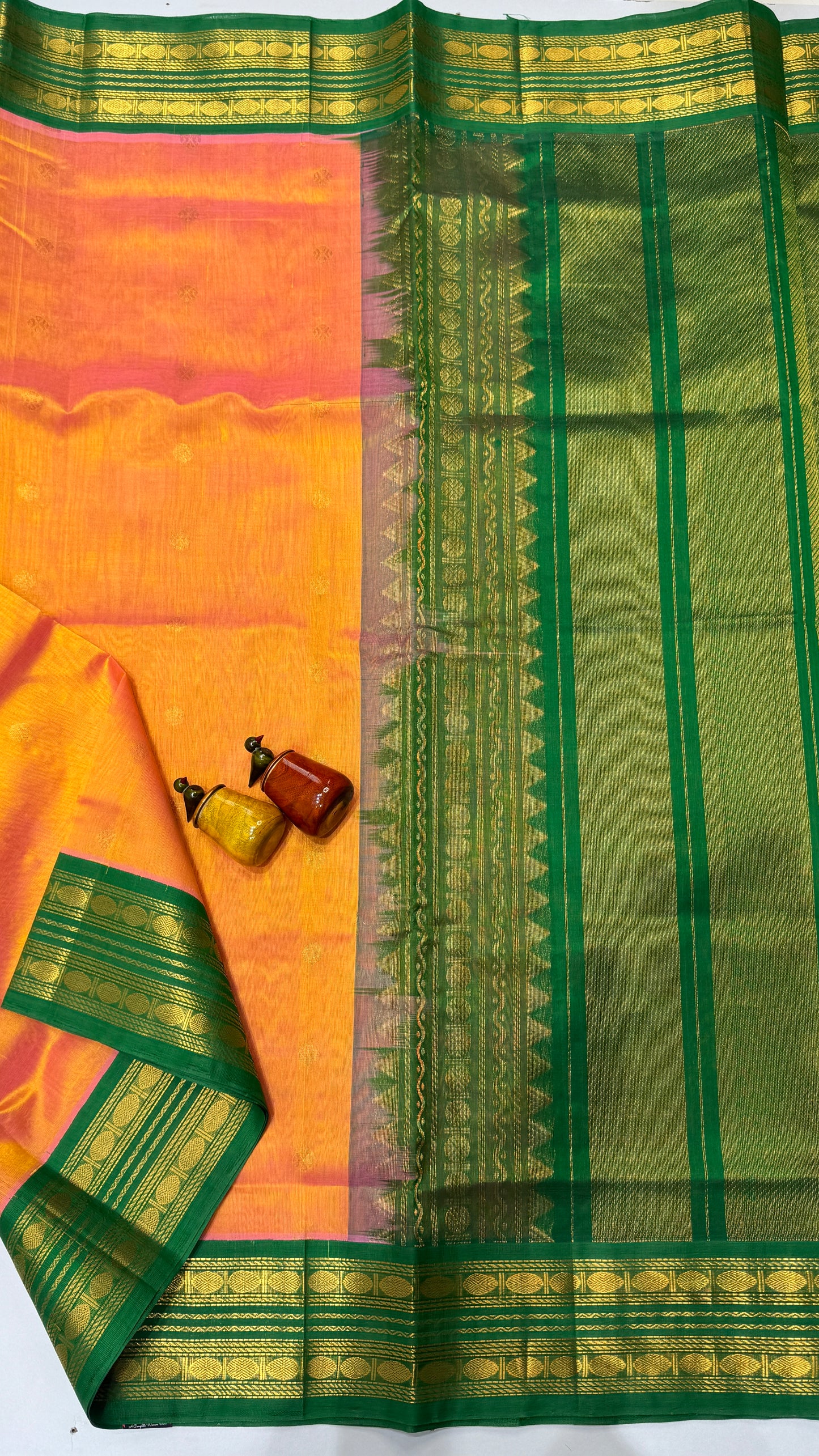 Buttas Pure Silk Cotton Saree