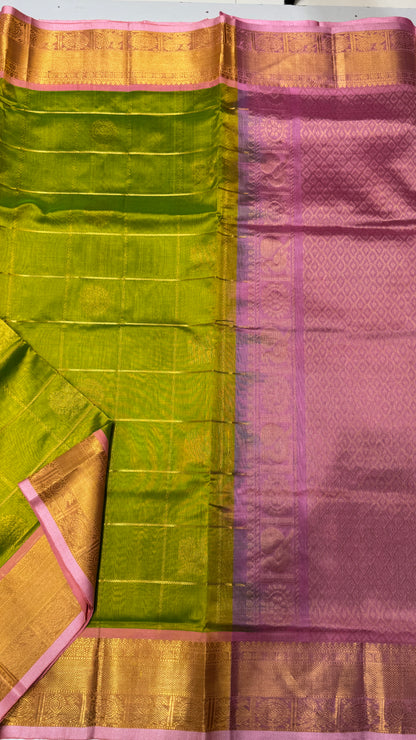Mayil & Chakram Butta Pure Silk Cotton Saree