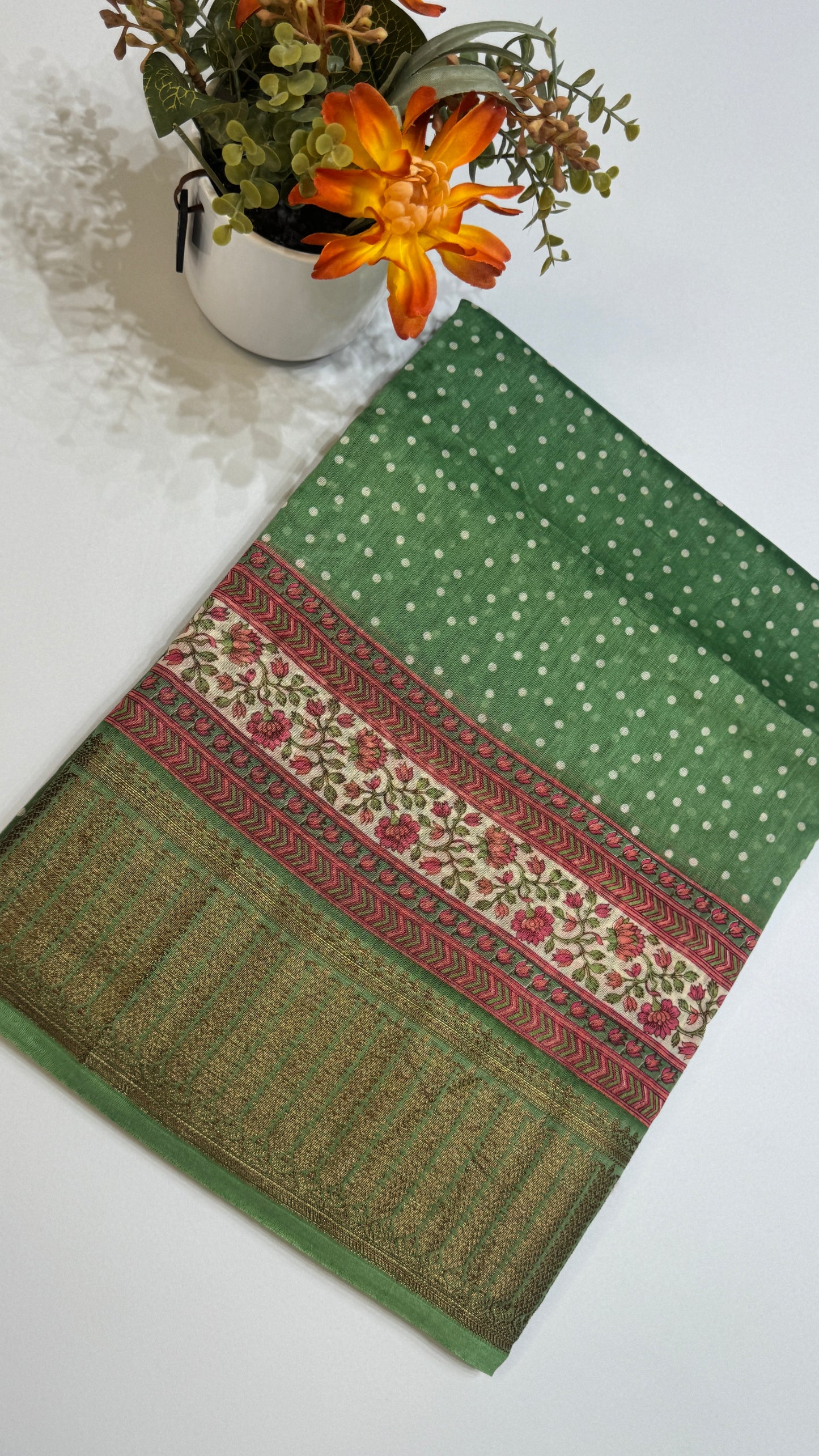 Chanderi Butter Silk Saree