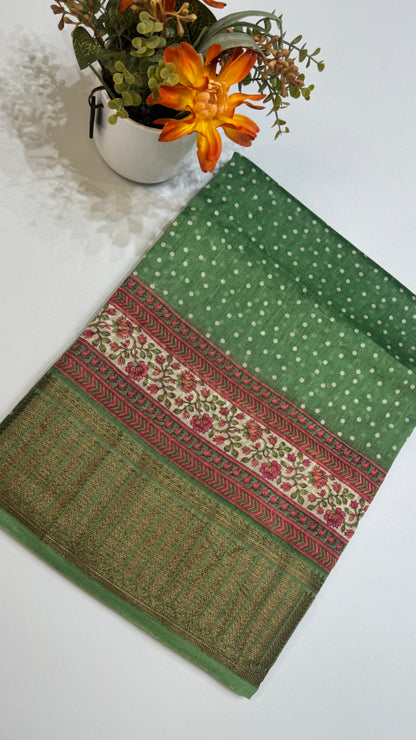 Chanderi Butter Silk Saree