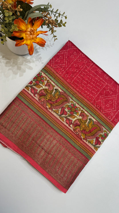 Chanderi Butter Silk Saree