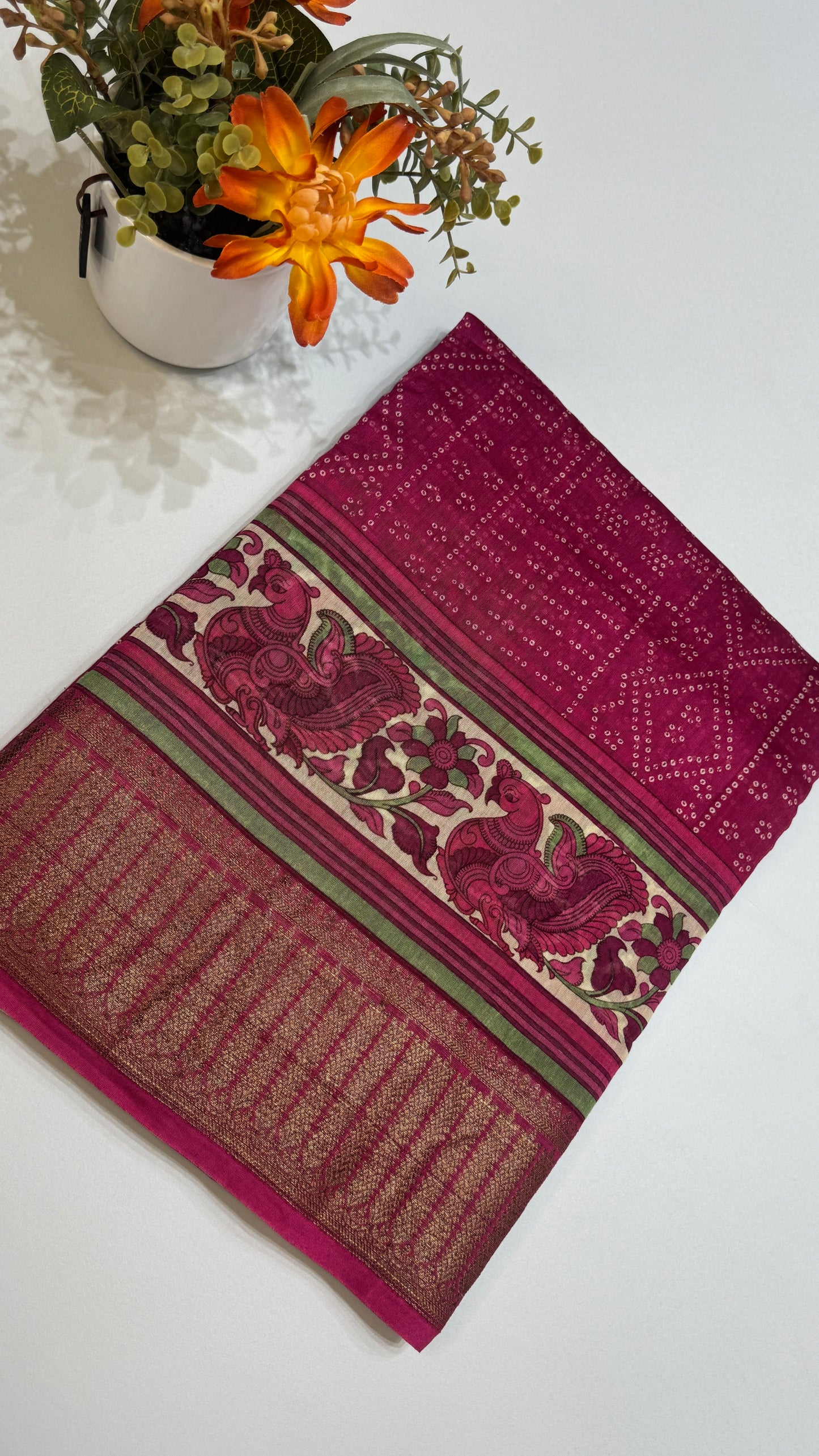 Chanderi Butter Silk Saree