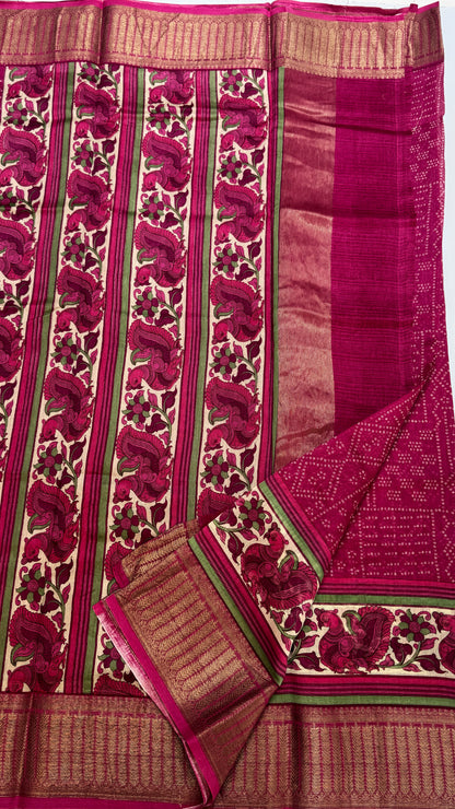 Chanderi Butter Silk Saree