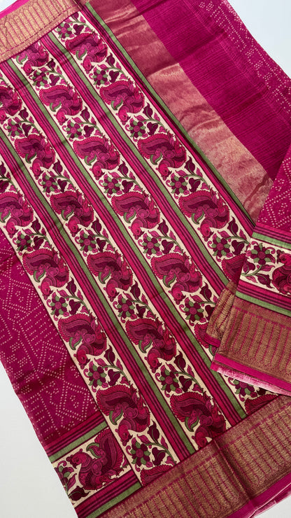 Chanderi Butter Silk Saree