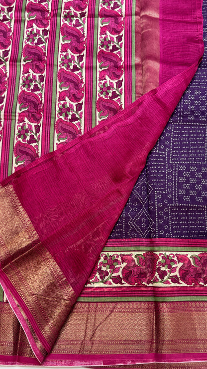Chanderi Butter Silk Saree