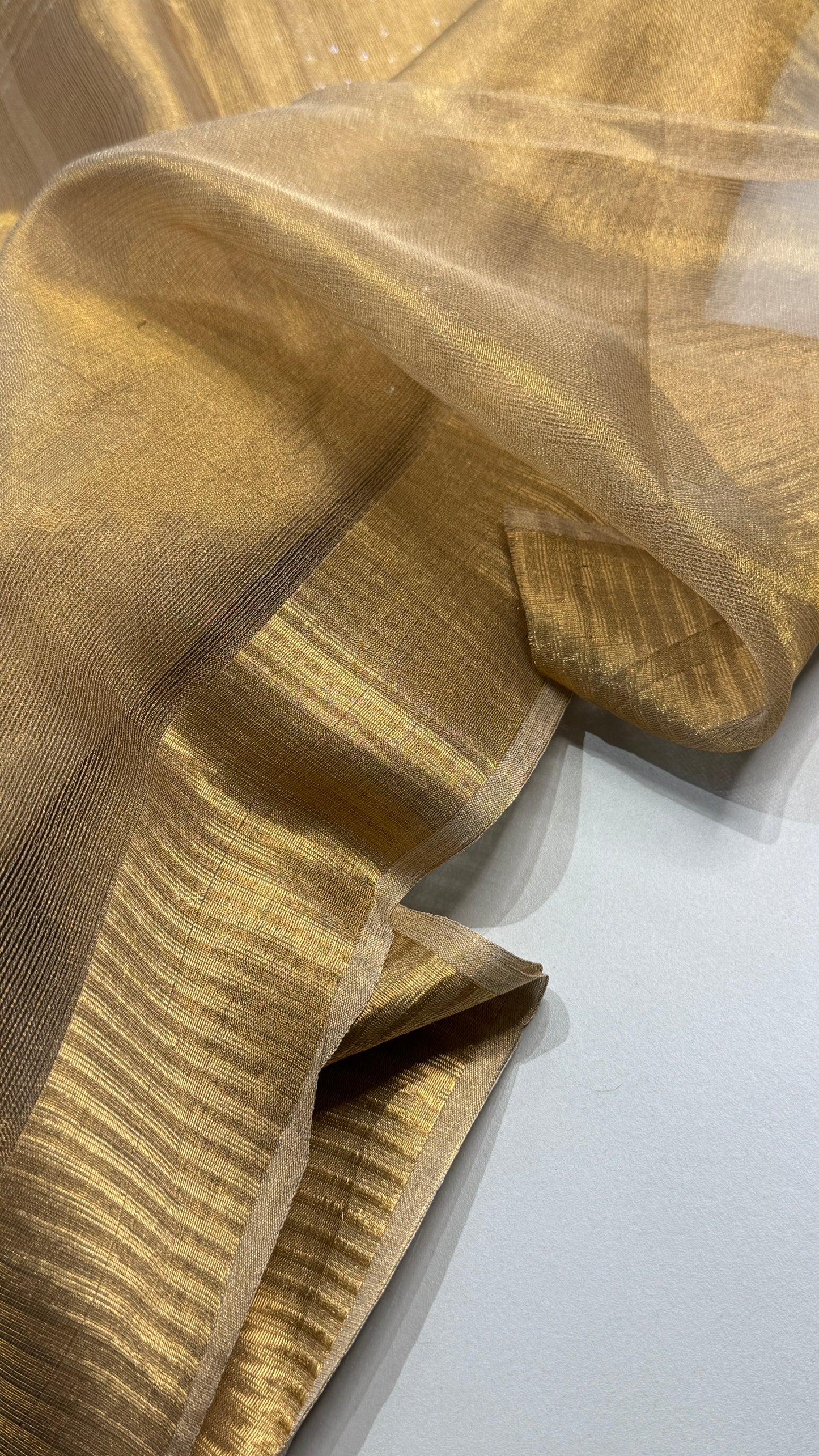 Tissue Silk Saree with Sequins work