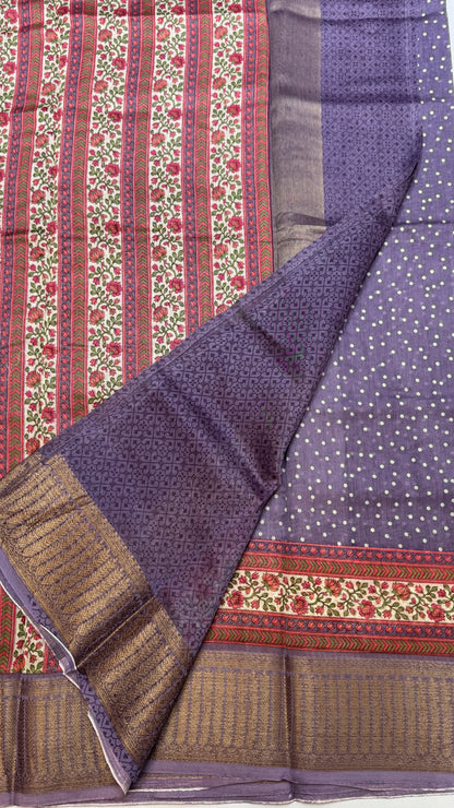 Chanderi Butter Silk Saree