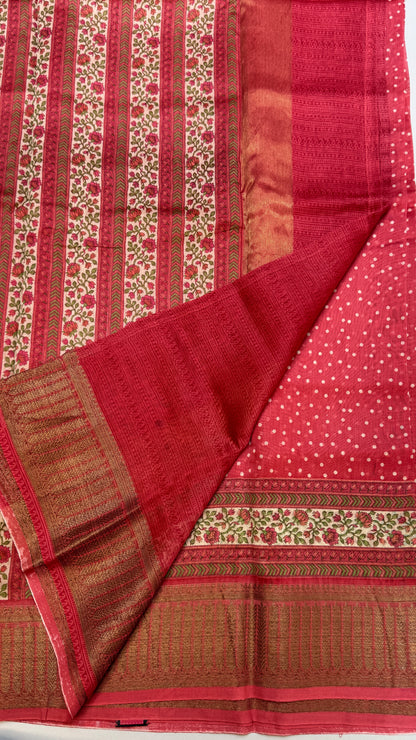 Chanderi Butter Silk Saree